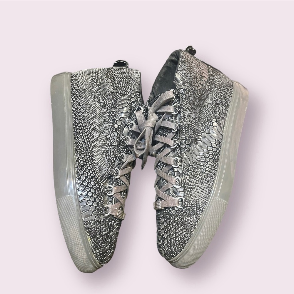 2018 Balenciaga High-Top Arena Python Sneakers - Picture 2 of 5